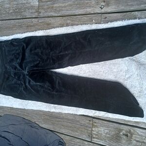 Black Velvet Pants Ralph Lauren Size 8